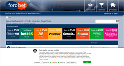 Desktop Screenshot of foroapuestas.forobet.com